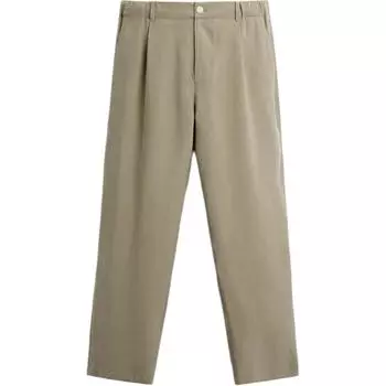 Zara Loose Simple Comfortable Zipper Casual Pants Men bottoms Khaki 3268308-505 XL