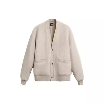 Zara Solid Color Casual Fashion Jacket Men jackets Beige 03362301710-33 M