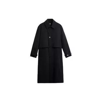 Zara Solid Color Comfortable Versatile Trench Coat Men outerwear Blue 04133062401-36 S