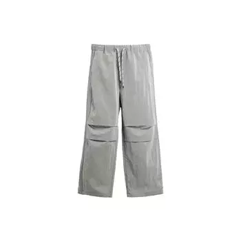Zara Solid Color Straight Regular Long Pants Casual Pants Men bottoms Silver 08281329808-33 S