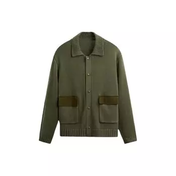Zara Ss24 Year Of The Dragon Limited Edition Casual Lapel Drop Shoulder Cardigan Knit Sweater Men sweater Khaki 9598419-505 L
