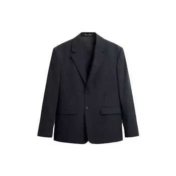 Zara Striped Fashion Commuter Suit Men suit Deep-Sea-Blue 06756951422-33 L