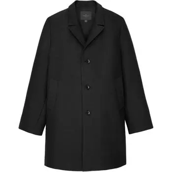 Zara X Stefano Pilati Collaboration FW24 Пальто с двойным карманом и застежкой на пуговицы, мужское пальто, черное 5867-023 M