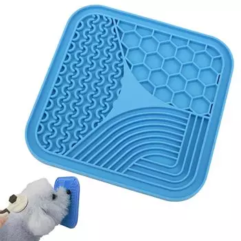 зарегистрированным домашним животным Fogman Fast Eating Prevention Tableware Dog Slow Feeder Силиконовая миска для еды с присоской, моющаяся 15 x [Под наблюдением диетолога]