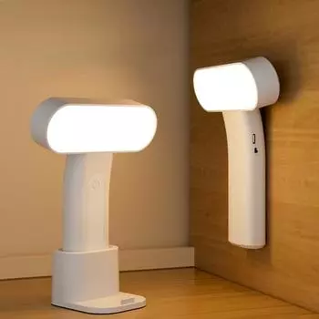 Зарядка для спальни, прикроватная тумбочка для сна, общая кровать с защитой глаз, магнитная присоска, чтение книг, исследование, портативная маленькая настольная лампа