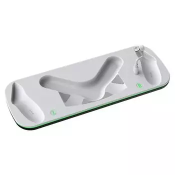 Зарядная док-станция с магнитным креплением и светодиодной полосой для Meta Quest 3/3S