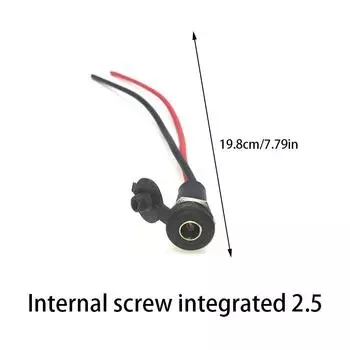 Зарядная головка для электрического велосипеда, выходная линия литиевой батареи, круглая мужская и женская база, разъем для зарядного устройства DC2.1/2,5