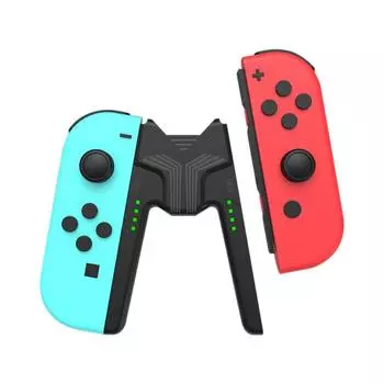 Зарядная ручка Joy-Con, совместимая с Nintendo Switch OLED, портативная градиентная V-образная ручка для Switch Joy-Con, быстрая зарядка во время игры no 3.5mm audio port