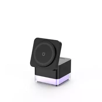 Зарядная станция 3 в 1 мощностью 15 Вт для нескольких устройств, регулируемая портативная зарядная подставка MagSafe для iPhone 15 Pro Max и Airpods