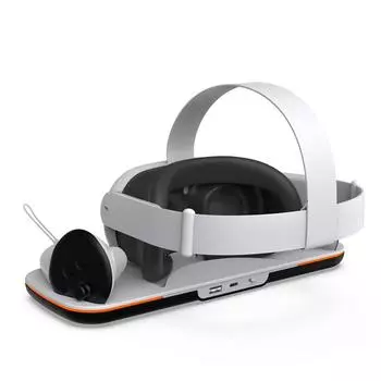 Зарядная станция для контроллера гарнитуры VR, кабель USB-C для Meta Quest 3
