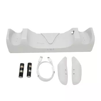 Зарядная станция VR для Oculus Quest 2 Зарядная док-станция для Meta Quest 2 с 2 аккумуляторными батареями