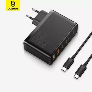 Зарядное устройство Baseus GaN2 Pro EU Plug 4 port чёрный