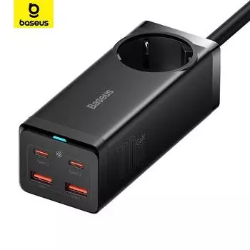 Зарядное устройство Baseus GaN3 Pro 100W EU 220V чёрный