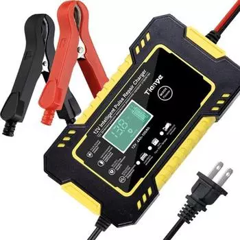 Зарядное устройство для аккумулятора Энергосберегающее высокоэффективное прочное профессиональное полностью автоматическое интеллектуальное зарядное устройство для автомобиля EU Plug