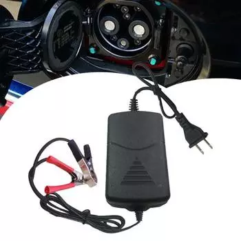 Зарядное устройство для аккумулятора Универсальный безопасный зарядный адаптер ABS для мотоцикла и электромобиля для автомобиля