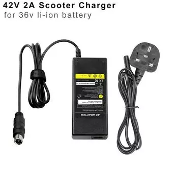 Зарядное устройство для электрического скутера для Xiaomi Mi M365/Pro, британский адаптер Es1 2 3 4 чёрный