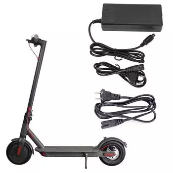 Зарядное устройство для электрического скутера XIAOMI M365, 42 В, 2 А, сменный адаптер зарядного устройства для электрического скутера European plug