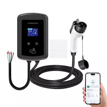 Зарядное устройство для электромобиля Type 2 32A Wallbox Зарядная станция для электромобиля Зарядная станция Wallbox Настенная зарядка