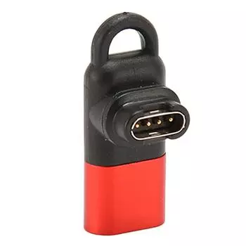 Зарядное устройство для часов с 8-контактным адаптером 90 градусов, красный адаптер для зарядного устройства, аксессуар для часов Garmin Fenix