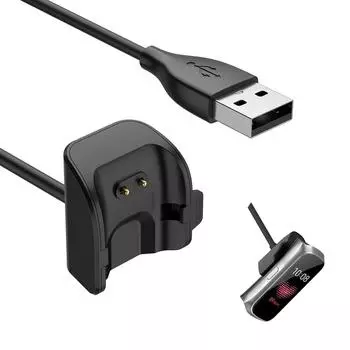 Зарядное устройство для Galaxy Fit 2 Сменный шнур USB-кабель для зарядки для умных часов Samsung Galaxy Fit2 SM-R220 чёрный