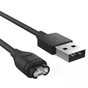 Зарядное устройство для Garmin Approach S70 S60 USB-кабель для передачи данных Forerunner 935 265S/Vivoactive 3 4 4S Fenix 5/7X/6S Instinct зарядный шнур чёрный