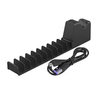 Зарядное устройство для геймпада Беспроводное съемное быстрозарядное зарядное устройство для геймпада для PS5 6.8*6.8*12.5cm чёрный