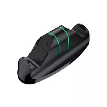 Зарядное устройство для контроллера Xbox Series SX, зарядная док-станция и сменные батареи (2 шт.) для контроллера Xbox Series SX 23.2*8.9*8cm чёрный