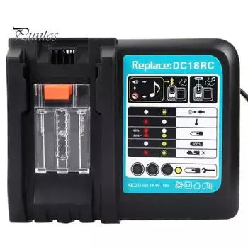 Зарядное устройство для Makita 14V-18V BL1815 BL1840 BL1830 DC18RC Замена EU Plug