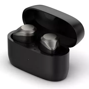 Зарядное устройство для наушников 590 мАч, зарядный чехол Type-C со светодиодным индикатором, сменный зарядный чехол для Jabra Elite 4/Jabra Elite 3 чёрный