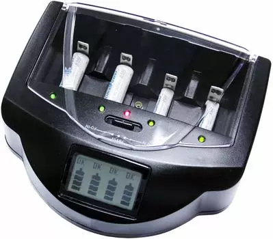 Зарядное устройство для щелочных никель-металлогидридных никель-кадмиевых аккумуляторов Зарядное устройство для аккумуляторов 9 В Одноразовое Многоразовое Мультизарядное устройство ЖК-дисплей Мульти