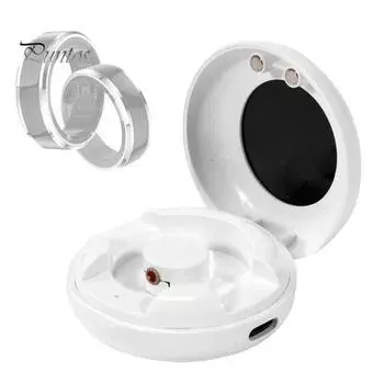 Зарядное устройство для смарт-браслета, быстрая зарядка, защита от перенапряжения, компактный дизайн, портативное зарядное устройство для смарт-кольца COLMI R02/R06/R11M/R8 белый