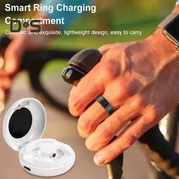 Зарядное устройство для смарт-браслета, быстрая зарядка, защита от перенапряжения, компактный дизайн, портативное зарядное устройство для смарт-кольца COLMI R02/R06/R11M/R8 белый