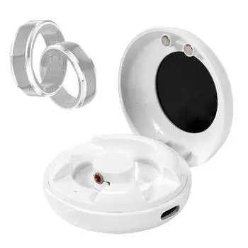 Зарядное устройство для смарт-браслета Yousheng с быстрой зарядкой, защитой от перенапряжения, компактный дизайн, портативное зарядное устройство для смарт-кольца COLMI R02/R06/R11M/R8 белый