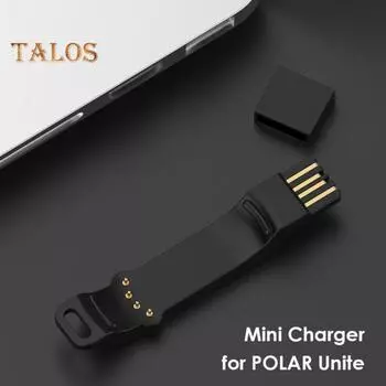 Зарядное устройство для смарт-часов с высокой эффективностью, защитой от перенапряжения, поддержкой быстрой зарядки, зарядная станция для часов POLAR Unite чёрный