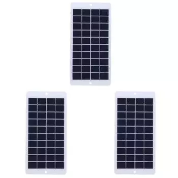 Зарядное устройство для солнечной панели 20 Вт, 5 В, зарядное устройство для батареи типа C, солнечная панель с 3-метровым кабелем