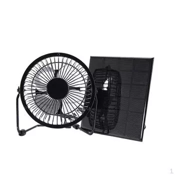 Зарядное устройство для солнечной панели 6 В, 3 Вт, зарядная плата для планшета с 4-дюймовым вентилятором