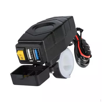 Зарядное устройство для телефона с выключателем Велосипедные аксессуары Пылезащитный электронный велосипед USB Style A