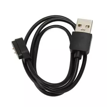 Зарядное устройство для Ticwatch GTX/CXB01, USB-кабель для зарядки, шнур для YAMAY SW022/Imilab KW66/Kieslect Watch K11 K10/Haylou RT LS05 чёрный