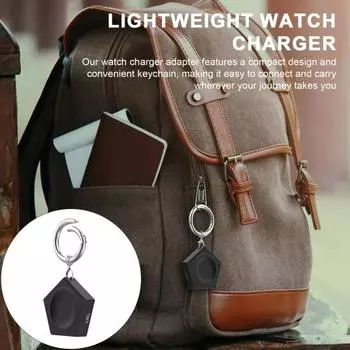 Зарядное устройство для умных часов Yousheng для часов Samsung 6/5/4 Active3/2, безопасная быстрая зарядка, портативная беспроводная зарядная база с пятиугольником, подставка, брелок для док-станции чёрный