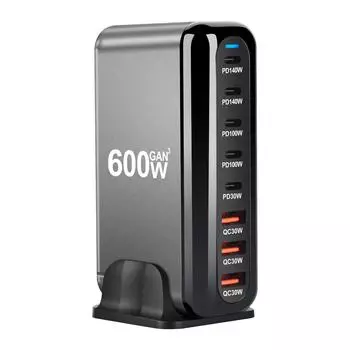Зарядное устройство GaN мощностью 600 Вт и адаптер Multi-PD мощностью 500 Вт – настольный компьютер мощностью 320 Вт и адаптер питания мощностью 440 Вт