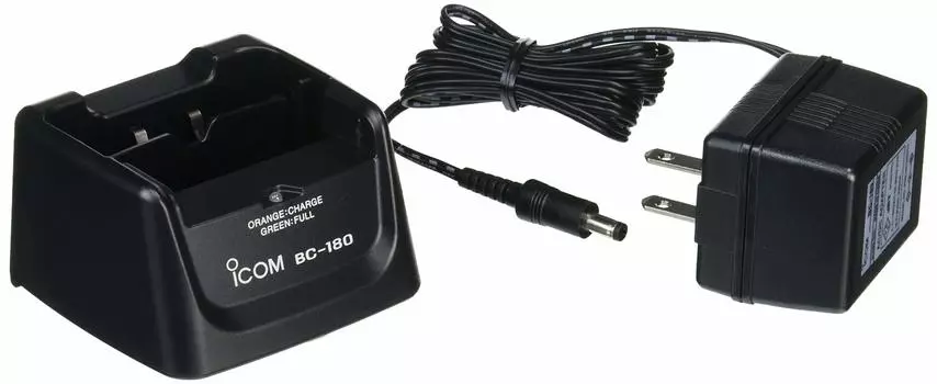 Зарядное устройство Icom Single Type AC (с адаптером) БК-180 чёрный