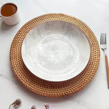 Зарядное устройство из ротанга, поднос для фруктов, органайзер для кладовой для официальных ужинов, сервировки вечеринок