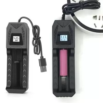 Зарядное устройство на 1/2/4 слота, USB-вход, подходит для 1,2 В NI-MH AA/AAA аккумуляторов # 4 Slots