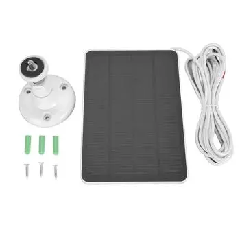 Зарядное устройство на солнечной панели для камеры Google Nest, регулируемое крепление, солнечная панель с 9,8-футовым зарядным кабелем
