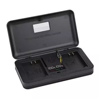 Зарядное устройство PALO LP-E10 с ЖК-дисплеем для Canon EOS 1100D 1200D 1300D 2000D 4000D Rebel T3 T5 T6 T7 T100 KISS X50 X70 X80 X90 чёрный