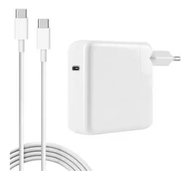 Зарядное устройство PD 61 Вт с кабелем 2 м USB C на USB Type C Для Google Pixelbook/ Pixel Slate/ Pixelbook Macbook Pro 12-дюймовый 15-дюймовый MJ262LL/A