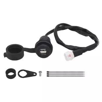Зарядное устройство с двумя USB-разъемами, адаптер для MT-09 SP-MT07, XSR700, XSR900 Tracer, аксессуары для мотоциклов, USB-разъем для зарядки