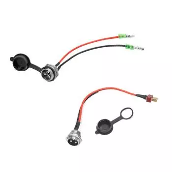 Зарядное устройство с Т-образной головкой, разъем для зарядного порта для KUGOO M4 PRO, зарядный кабель для электрического скутера, 3-контактный разъем, сменные аксессуары