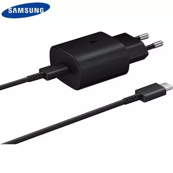 Зарядное устройство Samsung EP-TA800, 25 Вт, адаптер сверхбыстрой зарядки для Samsung Galaxy S20 S21 S22 S23 note 20 Z Flip 4 Fold 5 4 3
