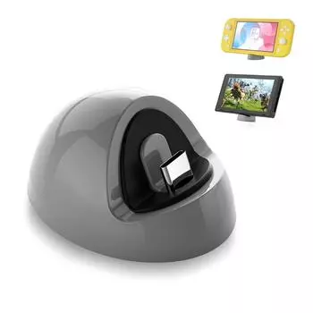 Зарядное устройство Switch Lite, быстрая зарядка и небольшое зарядное устройство, совместимое с Nintendo Switch Lite 5*4.1*3.1cm чёрный